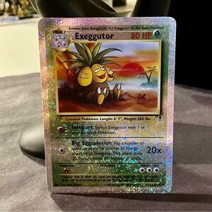 Pokémon Exeggutor Rare Holographic Card